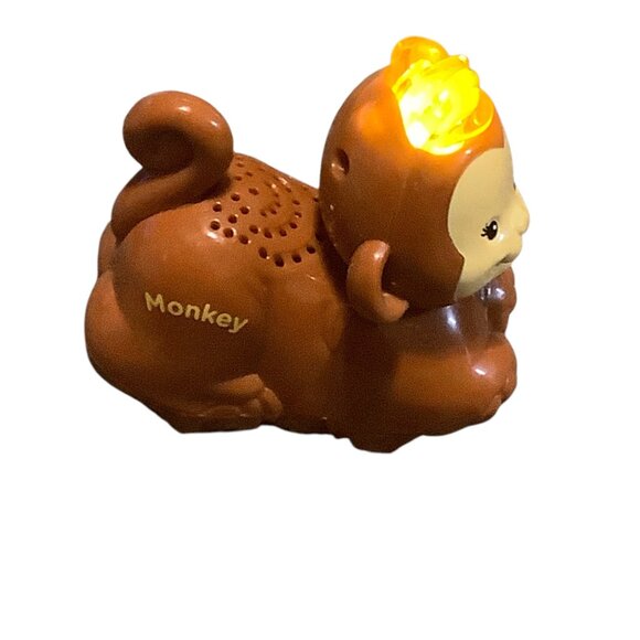 Vtech Go! Go! Smart Wheels Monkey Toy Light-Up Button & Sound Effects - Picture 3 of 8